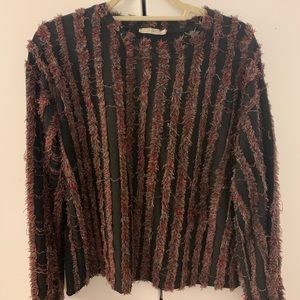 Zara Fringe Long Sleeve T-Shirt